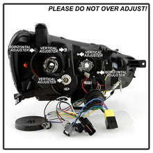 Load image into Gallery viewer, Spyder 08-17 Mitsubishi Lancer EVO 10 Projector Headlights - Black (PRO-YD-ML08V2HIDSI-SEQ-BK)