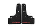 Grimmspeed 22-25 Subaru WRX Mudflaps - Black w/ Red Lettering
