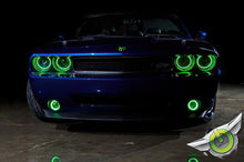 Load image into Gallery viewer, Oracle 08-14 Dodge Challenger LED Projector Headlight Halo Kit - Green