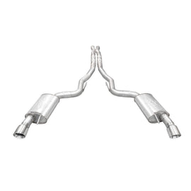 Stainless Works 2024 Mustang GT Catback Dual Tips Legend Sound X-Pipe Performance Connect Exhaust
