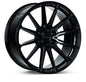 Vossen HF6-1 24x10 / 6x139.7 / ET35 / Deep / 95.1 CB - Gloss Black Wheel
