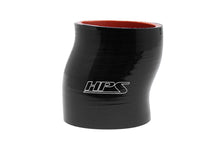 Load image into Gallery viewer, HPS 2.5" ID , 3" Long High Temp 4-ply Reinforced Silicone Offset Coupler Hose Black (63mm ID , 76mm Length)