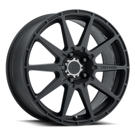 Method MR501 RALLY 17x8 +42mm Offset 5x100 67.1mm CB Matte Black Wheel