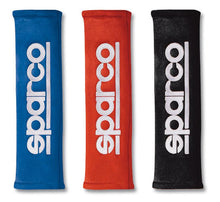 Load image into Gallery viewer, Sparco Belt Pad 2In Alcantara Blue