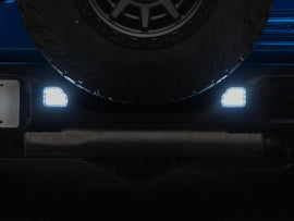 Raxiom 18-26 Jeep Wrangler JL Clear LED Rear Bumper Reflector Lights- White LED