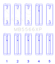 Load image into Gallery viewer, King Engine Bearings Audi A4 1.8L AEB Performance Main Bearing Set - Size +.25mm