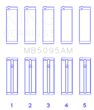 Load image into Gallery viewer, King Engine Bearings Toyota 2E (Size +0.25mm) Main Bearing Set