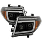 Spyder Apex 05-08 Nissan Frontier High-Power LED Module Headlights - Black (PRO-YD-NF05AP-SEQGR-BK)