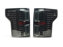 Load image into Gallery viewer, Raxiom 15-17 Ford F-150 CXR Series LED Tail Lights- Black Housing- Smoked Lens