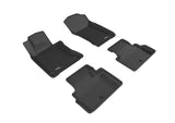 3D MAXpider 2017-2019 Infiniti Q60 Kagu 1st & 2nd Row Floormats - Black