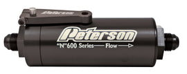 Peterson Fluid Systems Fuel Filter -12AN 45 Micron Ball Valve