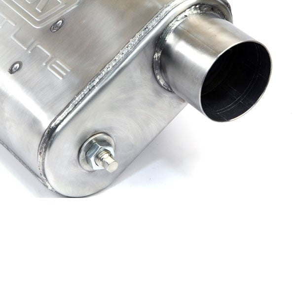 Varitune Adjustable Muffler Double Offset 2.5 Inch Stainless