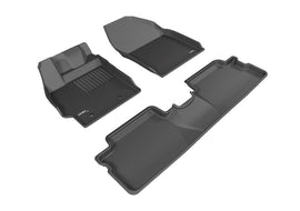 3D MAXpider 2013-2015 Scion XB Kagu 1st & 2nd Row Floormats - Black