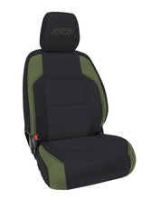 Load image into Gallery viewer, PRP 6-23 Toyota Tacoma Front Seat Covers (Pair) - Black/Olive Green