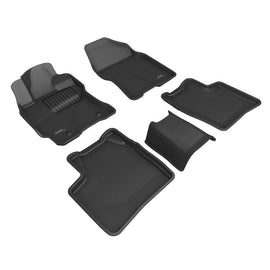 3D MAXpider 2004-2009 Toyota Prius Kagu 1st & 2nd Row Floormats - Black
