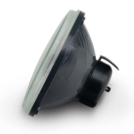 Oracle 7 IN. Sealed Beam Glass Lens Headlight – Non-Halo (Compatible with H4 LED Bulbs)