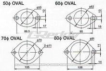 Load image into Gallery viewer, GReddy 60mm Exhaust Oval Gasket