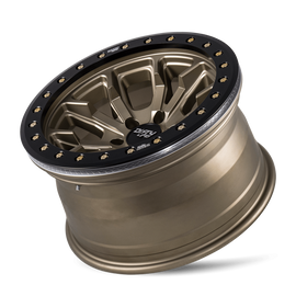Dirty Life 9303 DT-1 17x9 / 5x127 BP / -38mm Offset / 78.1mm Hub Satin Gold Wheel - Beadlock