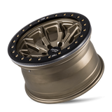 Dirty Life 9303 DT-1 17x9 / 5x127 BP / -38mm Offset / 78.1mm Hub Satin Gold Wheel - Beadlock