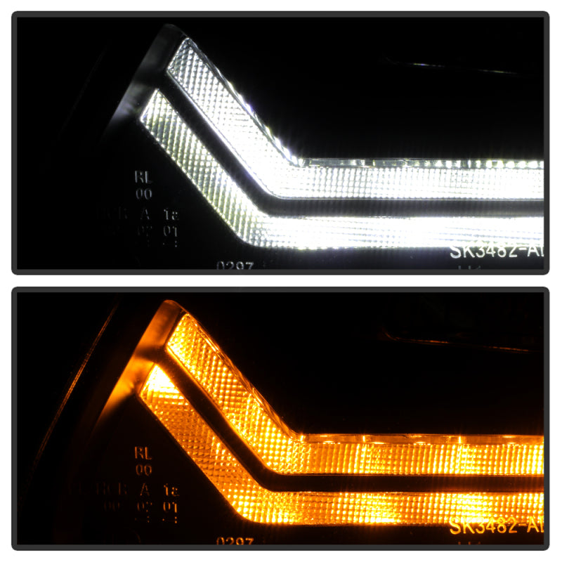 Spyder 09-11 Audi A6 Halogen Model Only Projector Headlights - (PRO-YD-ADA609-SEQ-BK)