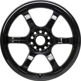 Gram Lights 57DR 19x10.5 +35 5x112 Glossy Black Wheel
