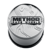 Load image into Gallery viewer, Method Race Wheels Topo Push-Through Center Cap - Silver