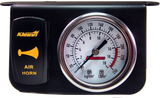 Kleinn Panel Mounted 160 PSI Gauge w/ an Illuminated AMBER Momentary Rocker Switch