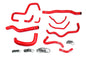 HPS Performance Silicone Hose Kit - Radiator, Oil Cooler, Ancillary Hoses 57-1876-RED