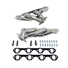 Load image into Gallery viewer, Ford F150 302 5.0 1-5/8 Shorty Exhaust Headers Polished Silver Ceramic 87-95