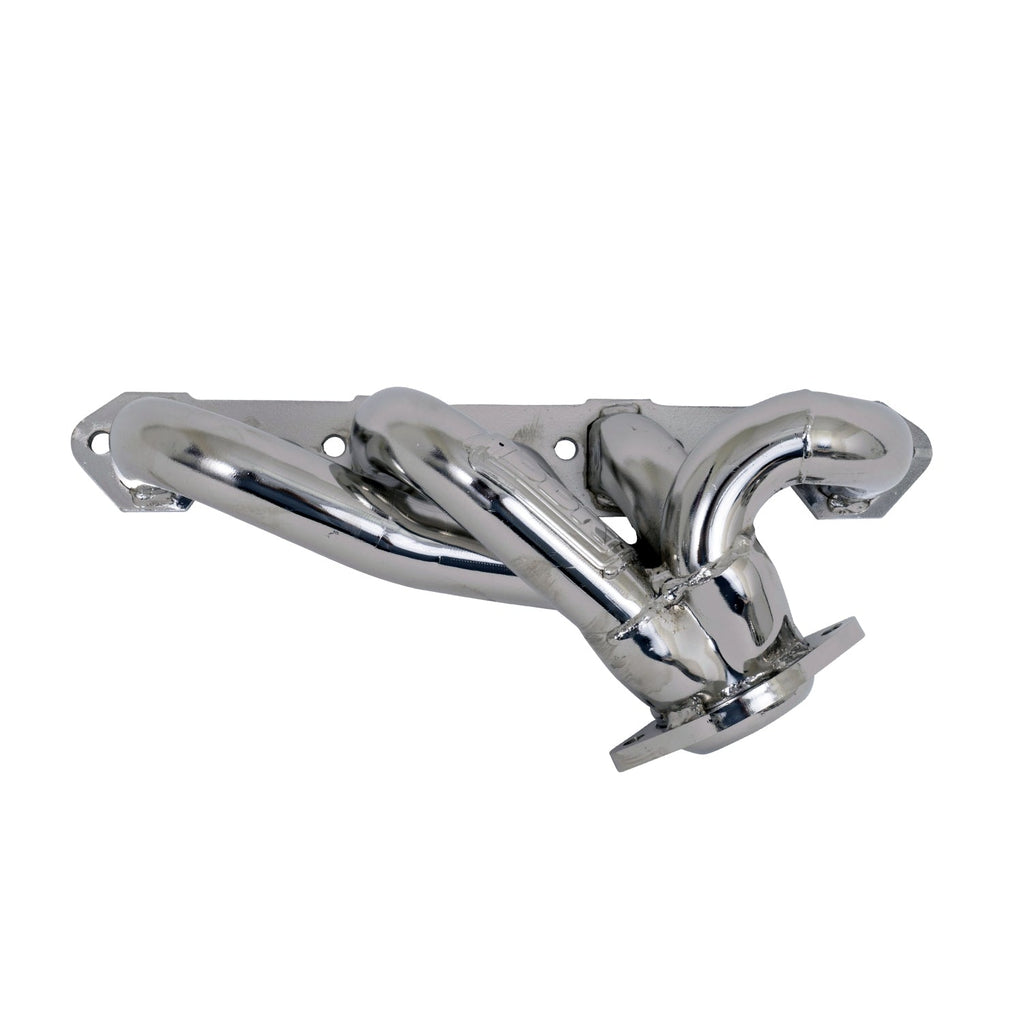 Ford F150 302 5.0 1-5/8 Shorty Exhaust Headers Polished Silver Ceramic 87-95