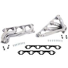 Load image into Gallery viewer, Ford F150 351 5.8 1-5/8 Shorty Exhaust Headers Polished Silver Ceramic 87-95