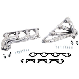 Ford F150 351 5.8 1-5/8 Shorty Exhaust Headers Polished Silver Ceramic 87-95
