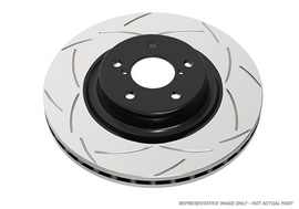 DBA 06-11 Honda Civic / 02-06 Acura RSX (Excl S-Type) Front Slotted Street Series Rotor