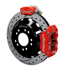 Wilwood kit rear FFR DPR/MC4 IRS 8.8 t-bird 12.88X.81 W/LINES SRP red