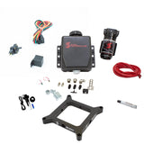 Snow Performance 4150 Flange Gas Stage 1 Naturally Aspirated Water Inj Kit (SS Braided 4AN Fittings)