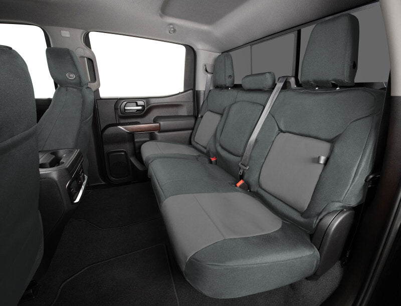Covercraft 21-24 Chevrolet Tahoe PrecisionFit Front Row Seat Covers - Charcoal/Silver