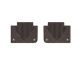 WeatherTech 2013+ Lexus GS Rear Rubber Mats - Cocoa
