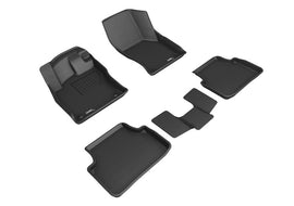 3D MAXpider 2019-2019 Volkswagen Jetta Kagu 1st & 2nd Row Floormats - Black
