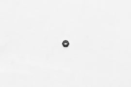 Wilwood nut 1/4-28 thin nylock 7/16 hex black zinc