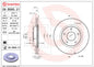 Brembo OE 13-19 Nissan Sentra UV Coated Brake Disc - Front