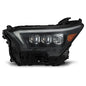 AlphaRex 2023+ Toyota Tacoma NOVA-Series LED Proj Headlights Black w/Actv Light & Seq. Sig + DRL