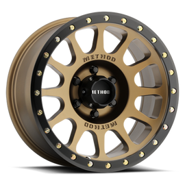 Method Wheels MR305 NV 17x8.5 /+25mm Offset / 6x120 / 83mm CB Bronze Wheel