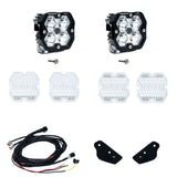 Baja Designs 21-25 Ford Bronco (Incl. 22-25 Raptor) Squadron Pro 2.0 A-Pillar Kit Tgl (Spot) - Clear