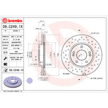Load image into Gallery viewer, Brembo OE 2017 Hyundai Elantra/14-18 Kia Forte/14-24 Soul Drilled Xtra Brake Disc - Front