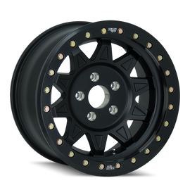 Dirty Life 9302 Roadkill Race 17x9/5x127 BP/-14mm Offset/71.5mm Hub Matte Blk Wheel - Beadlock