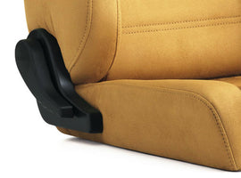 Bride Cusco Euro II+C Black Suede w/ Dark Grey Mesh Seat