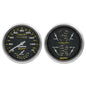 Autometer Carbon Fiber Gauge Kit 2pc Quad & Tach/Speedo 5in.