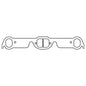 Cometic Pontiac 326-455 CI V8 .043in Copper Exhaust Manifold Gasket Set - 2.000in x 1.550in D-Ports