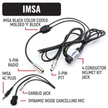 Load image into Gallery viewer, Rugged Radios IMSA Driver &amp; Crew Chief Long Track Racing Kit w/ RDH16 Radios