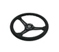NRG Reinforced Suede Racing Steering Wheel 350mm / 2.5in Deep / 4mm Matte Black Spoke